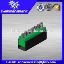 Green UHMW-PE CU type Chain guides